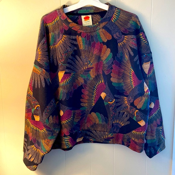 FARM Rio Sweaters - Farm Rio Borogodo Toucans Sweater Size L